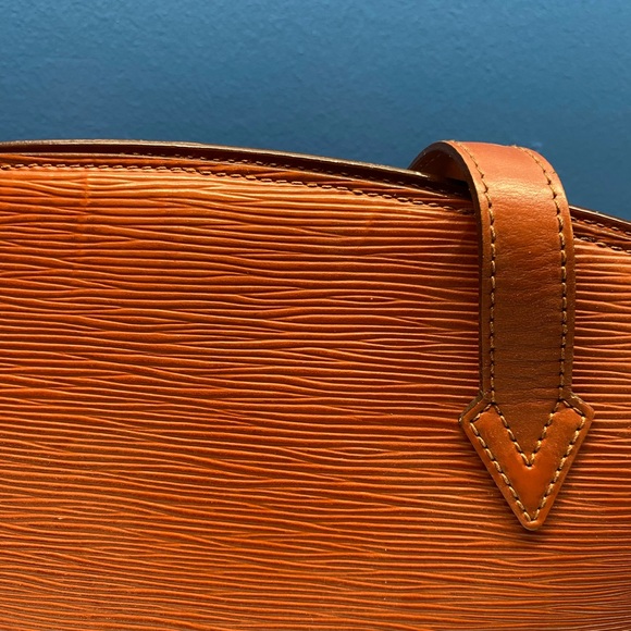 Vintage Louis Vuitton Epi St Jacques Kényan Fawn Leather Tote Handbag (1998) - Picture 3 of 6